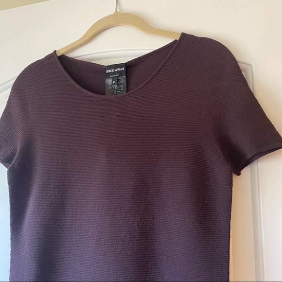 Giorgio Armani Brown T-Shirt NWT - Picture 2 of 5